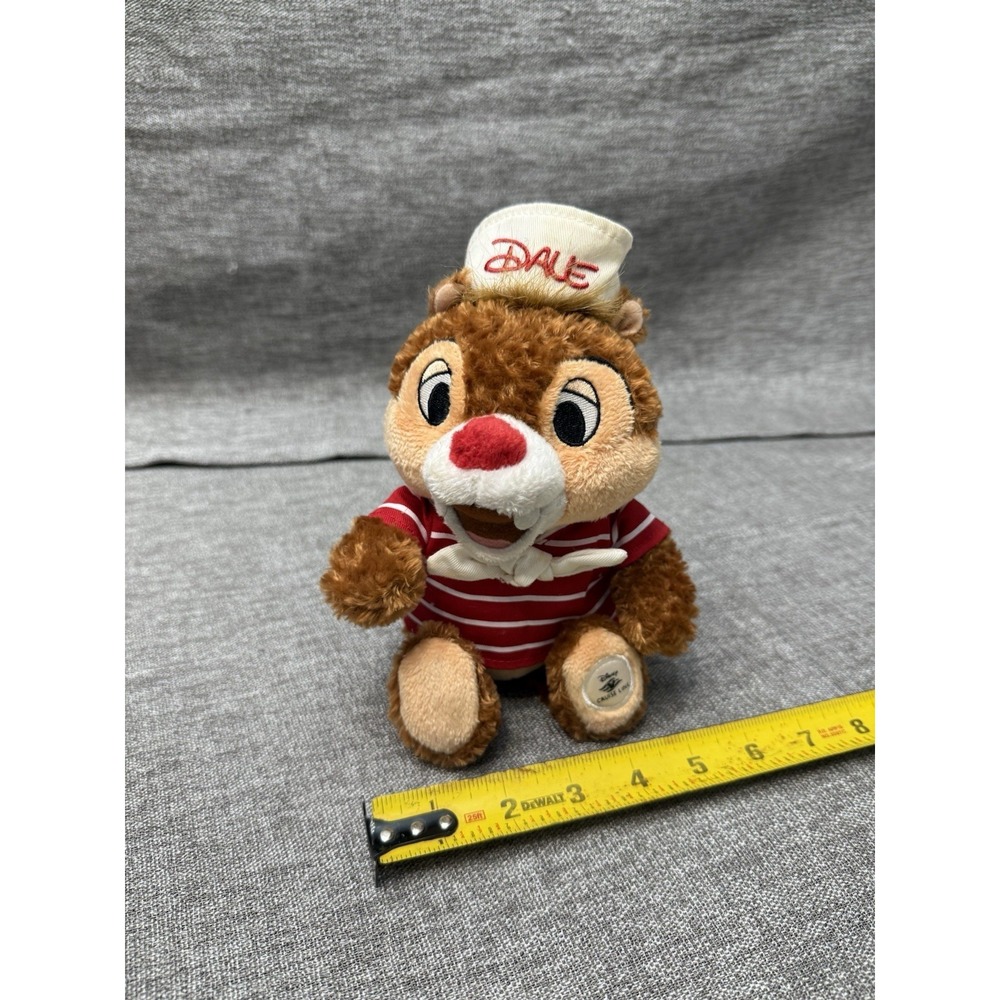 Disney Cruise Line Dale Chipmunk Stuffed Animal Toy Small Sailor Outfit